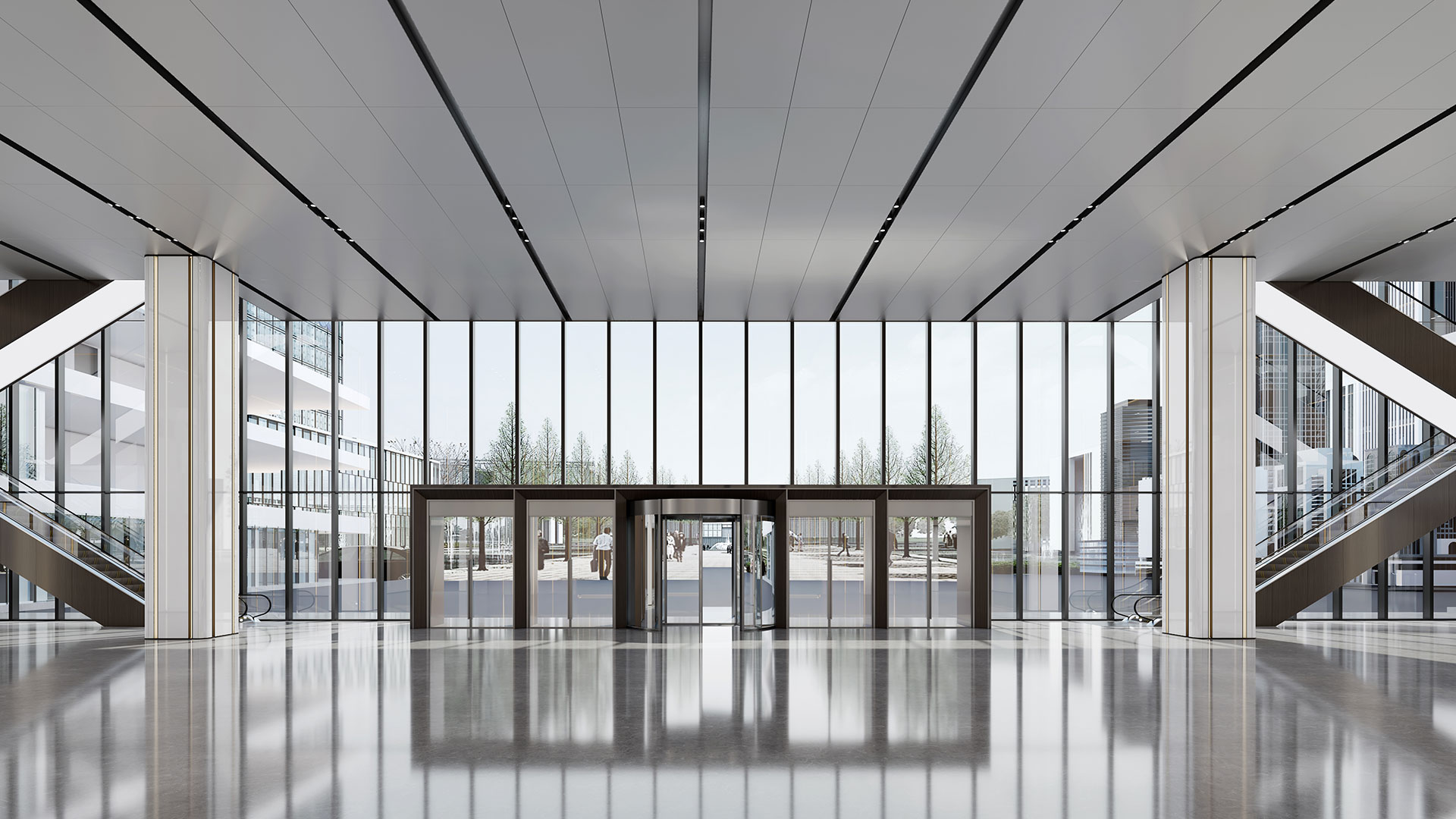 大連·恒力維多利亞寫(xiě)字樓辦公設計效果圖