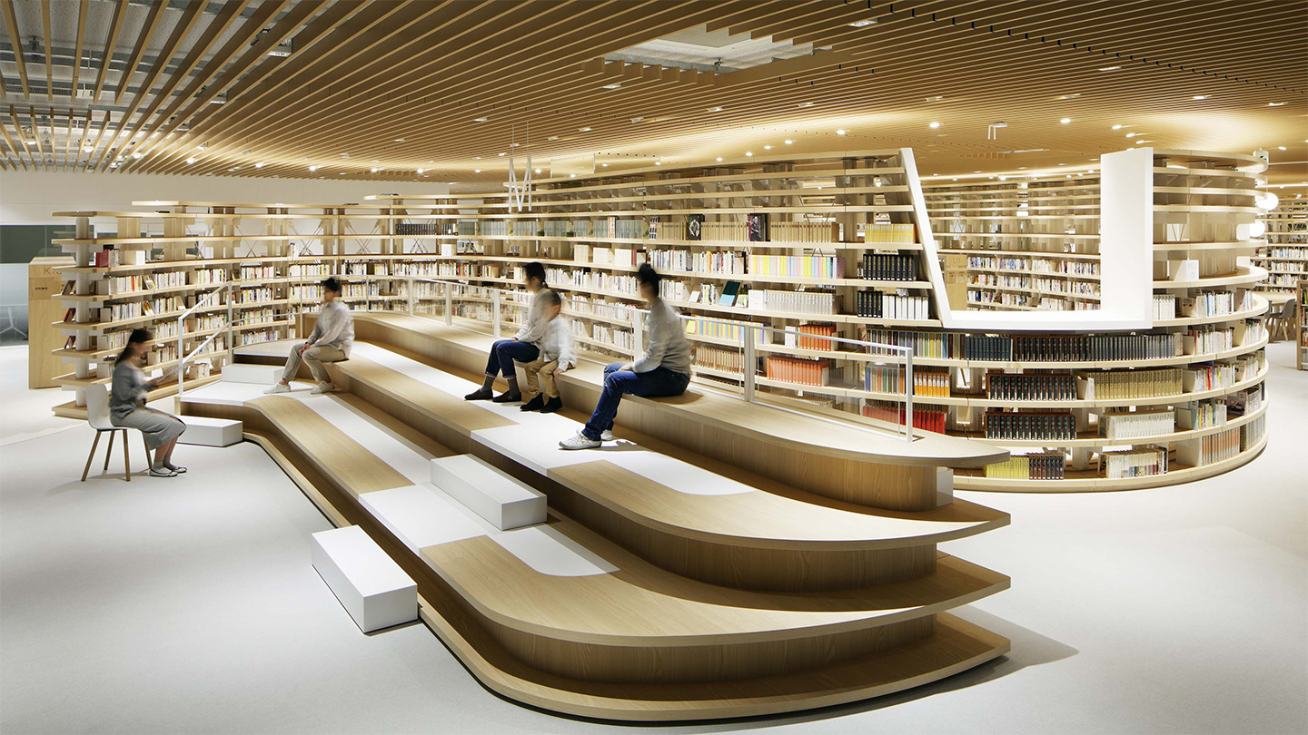 圖書(shū)館空間規劃效果圖