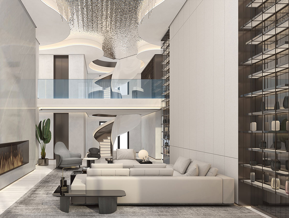 北京順義900㎡現(xiàn)代簡(jiǎn)約的別墅室內(nèi)設(shè)計(jì)方案